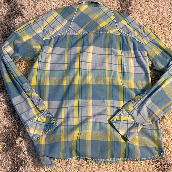 BKE - Men’s Athletic Fit - Button down plaid shirt - Picture 3 of 3
